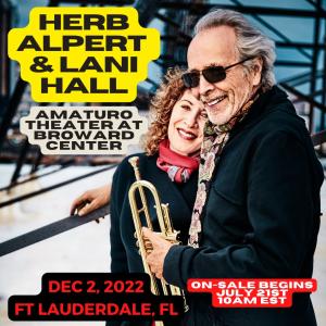 Herb Alpert & Lani Hall Broward Center concert d