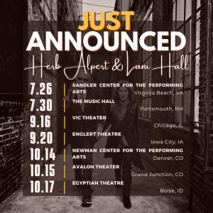 Herb Alpert & Lani Hall July-October 2023 concert dates