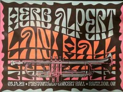 Herb Alpert & Lani Hall Hamilton, Canada concert poster 2023