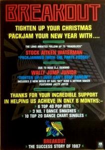 Breakout Records Christmas 1987 Britain ad