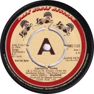 Splinter: Costafine Town Britain 7-inch