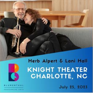 Herb Alpert & Lani Hall July 25, 2023 concert ad