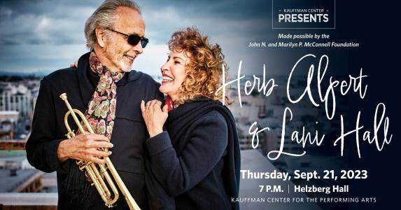 Herb Alpert & Lani Hall September 21, 2023 concert ad