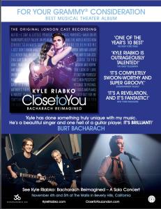 Burt Bacharach: Close to You: Bacharach Reimagined ad