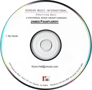 James Fauntleroy US promotional CD single