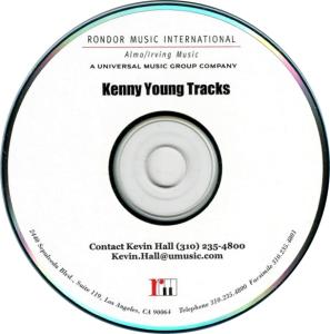 Kenny Young Tracks US promotional CD