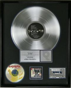 Extreme: Pornograffitti RIAA platinum award