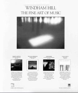 Windham Hill Records fine art of music 1988 US ad