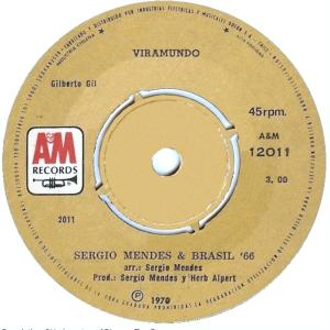 Sergio Mendes & Brasil '66: Viramundo Chile 7-inch