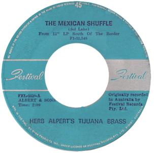 Herb Alpert & the Tijuana Brass: Mexican Shuffle Philippines 7-inch