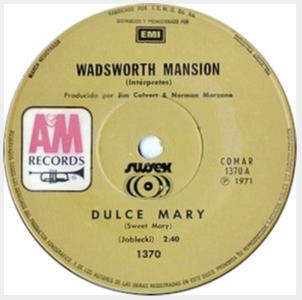 Wadsworth Mansion: Sweet Mary Argentina 7-inch