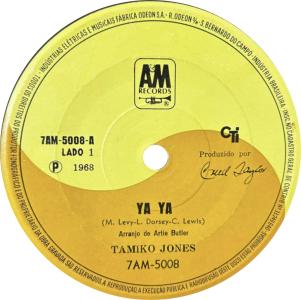 Tamiko Jones: Ya Ya Brazil 7-inch