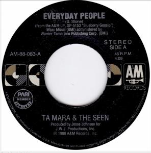 Ta Mara & the Seen: Everyday People Philippines 7-inch