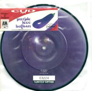 Cud: Purple Love Balloon Britain 7-inch picture disc