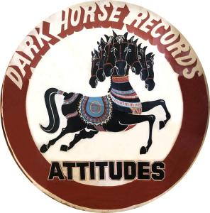 Attitudes on Dark Horse Records canvas