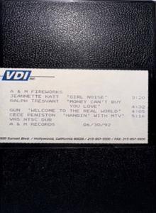 A&M Fireworks US promotional VHS