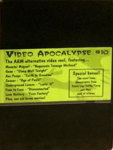Video Apocalypse #10 US promo VHS