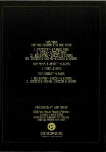 Ode Records Cash Box Awards 1971