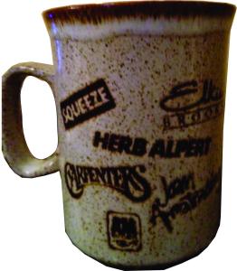 A&M Records 1970s coffee mug 