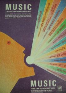 A&M Records Music a message US ad
