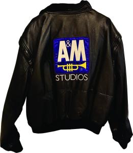 A&M Studios leather jacket 1980s