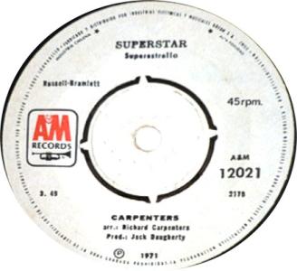 Carpenters: Superstar Chile 7-inch promo