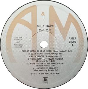 Blue Haze self-titled Denmark vinyl album