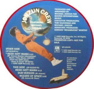 Jonzun Crew: Redd Hott Mama US 12-inch