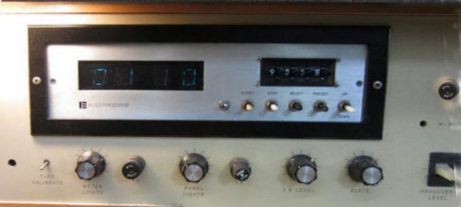 A&M Studios: Studio M digital counter