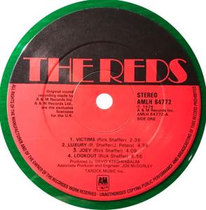 Reds self-titled Britain vinyl album