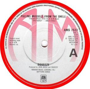 Squeeze: Pulling Mussels (From the Shell) Britain 7-inch