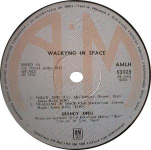 Quincy Jones: Walking In Space Mozambique vinyl album