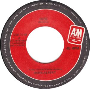 Herb Alpert: Rise Peru 7-inch