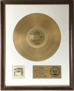 Cat Stevens: Tea For the Tillerman RIAA gold album