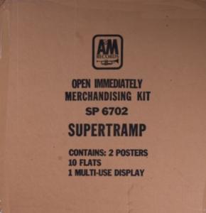 Supertramp: Paris US merchandise kit shipping box
