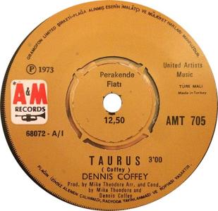 Dennis Coffey: Taurus Turkey 7-inch