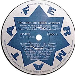 Herb Alpert & the Tijuana Brass: Sounds Like… Venezuela vinyl album