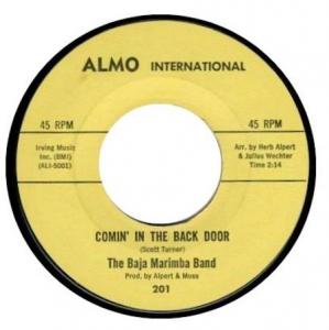 Baja Marimba Band: Comin' In the Back Door US 7-inch