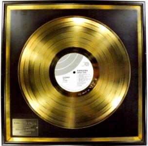 Carole King: Tapestry Ode Records in-house gold award