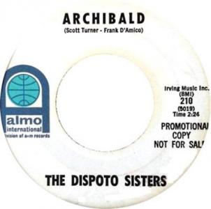 Dispoto Sisters: Archibald US Promo 7-inch