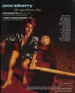 Jane Siberry The Speckless Sky US ad
