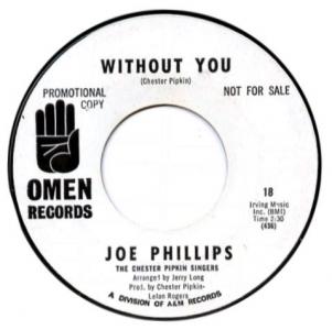 Joe Phillips: The Sweetheart Tree/Without You US promo 7-inch