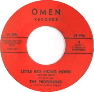 Professors: Little Red Riding Hood (and the Wolf)/The Three Bears (and Goldie Locks) US 7-inch