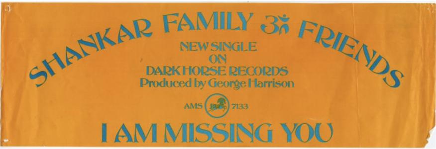 Ravi Shankar: I Am Missing You Britain poster