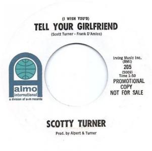 Scott Turner: Joey's Girl US Promo 7-inch