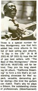 Wes Montgomery: A Day In the Life US ad