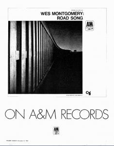 Wes Montgomery: Road Song US ad