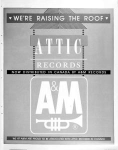A&M Records Canada Advert