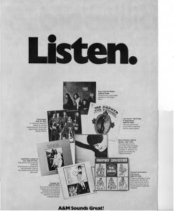A&M Records Advert