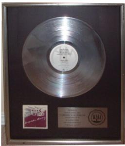 AWARDS RIAA, Platinum, Award